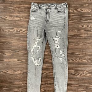 AE Ne(x)t Level Ripped Super High-Waisted Jegging Size 16